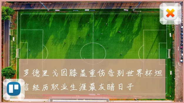 罗德里戈因膝盖重伤告别世界杯坦言经历职业生涯最灰暗日子